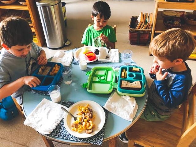 The Portland Montessori School lunch